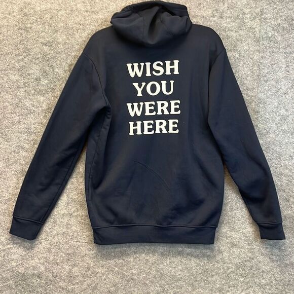 ASTROWORLD Hoodie Men's Large Blue Wish You Were Here Concert Fleece Pullover - Picture 11 of 13